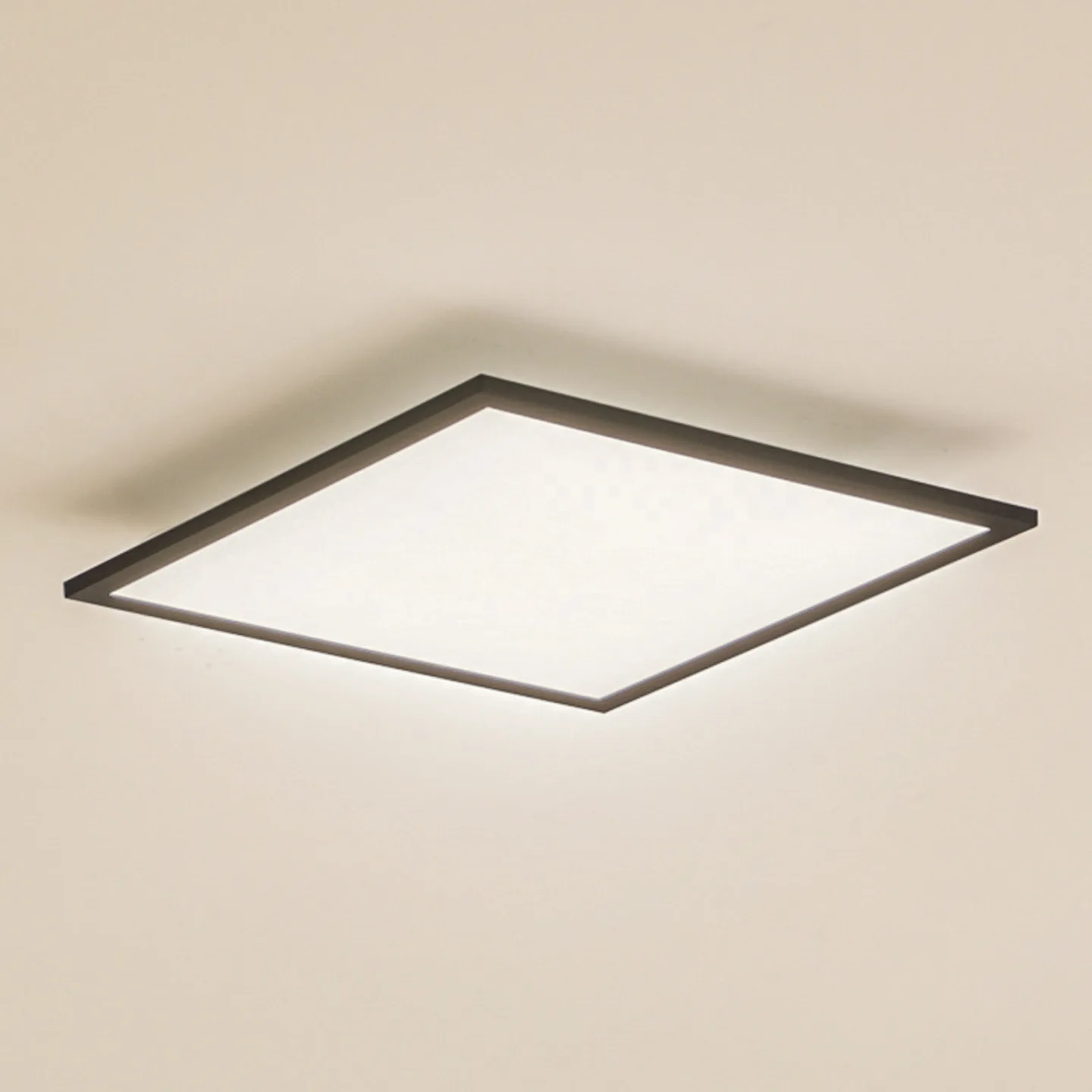 Enhife LED Plafond 39,5 cm Svart - Lindby - Arbetsrum / hemkontor - Modern - Aluminium - Vinklad