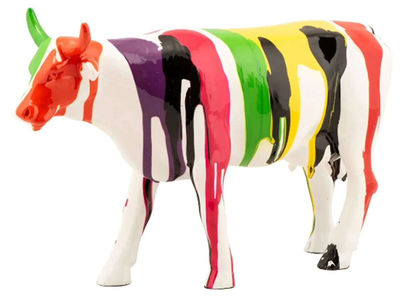 image LAND Skulptur Bunte Kuh 1 | Schubiger Möbel