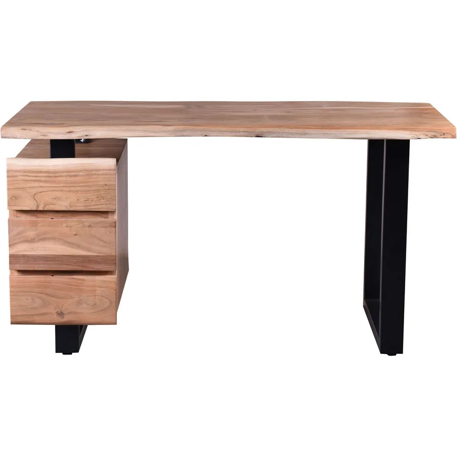 Schreibtisch Umberto natur Holz B 147 T 62 cm