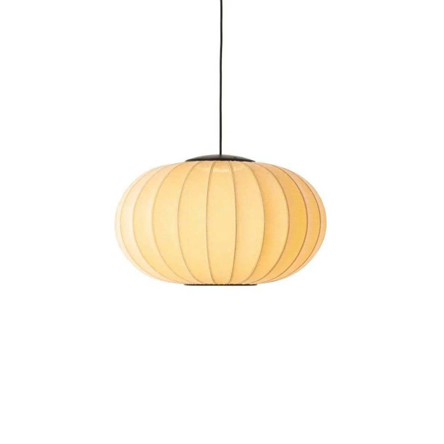 Knit-Wit 57 Oval LED Pendel Sunrise - Made By Hand - Soverom - Stoff / Tekstil