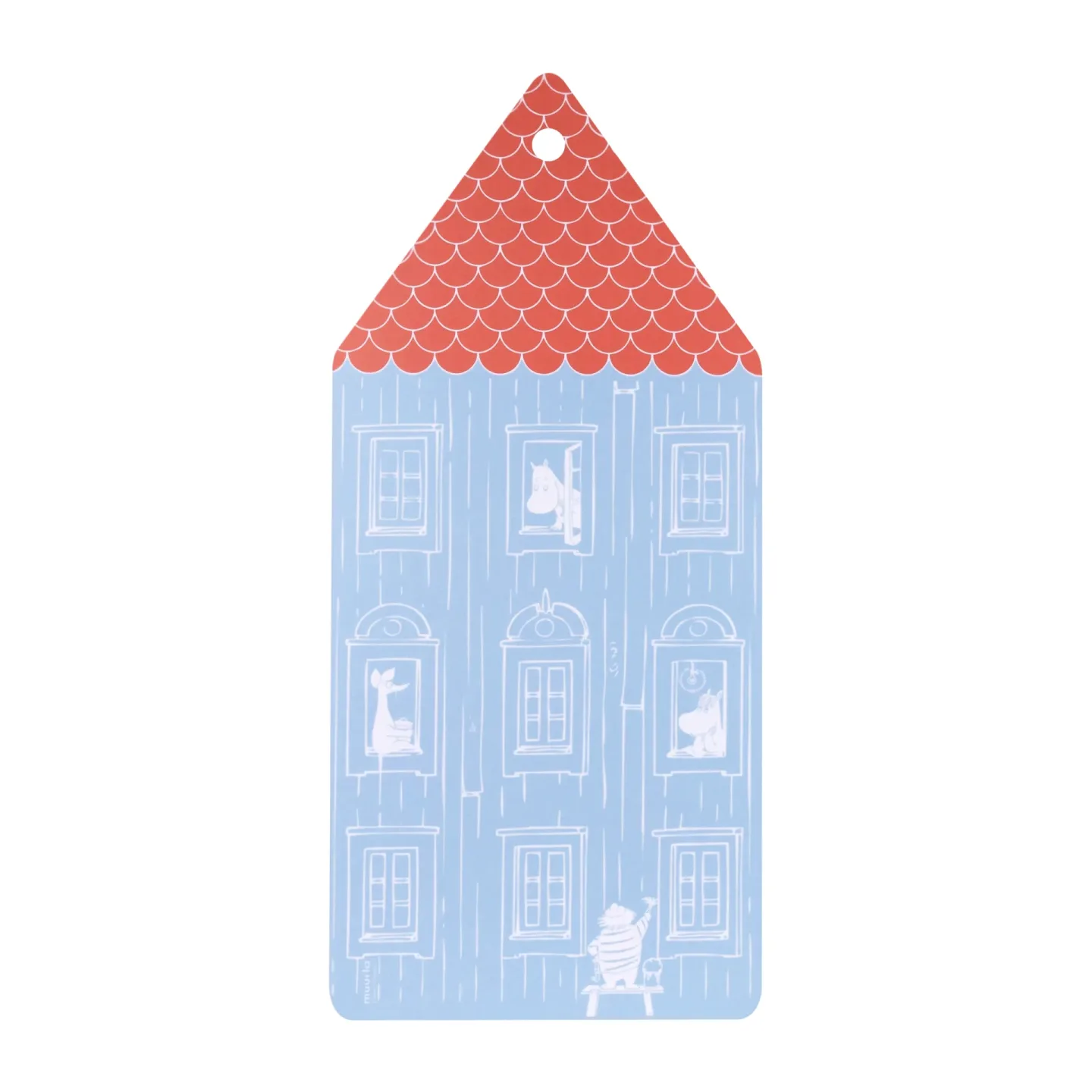 Muurla Moomin Chop & Serve Schneidebrett 20 x 44cm Moominhouse