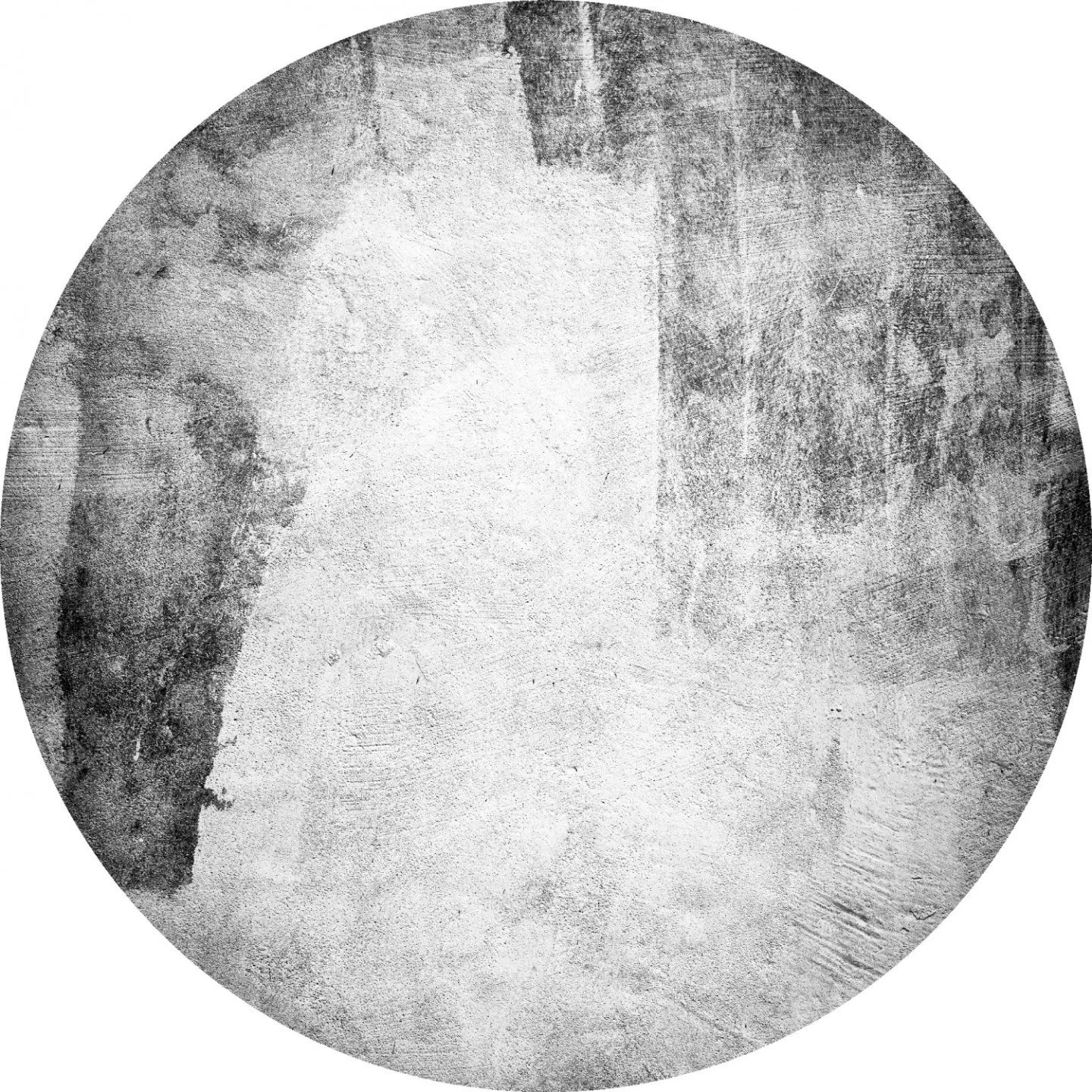 Rundt teppe - Esperia (grå) (Størrelse: Ø 160 cm)