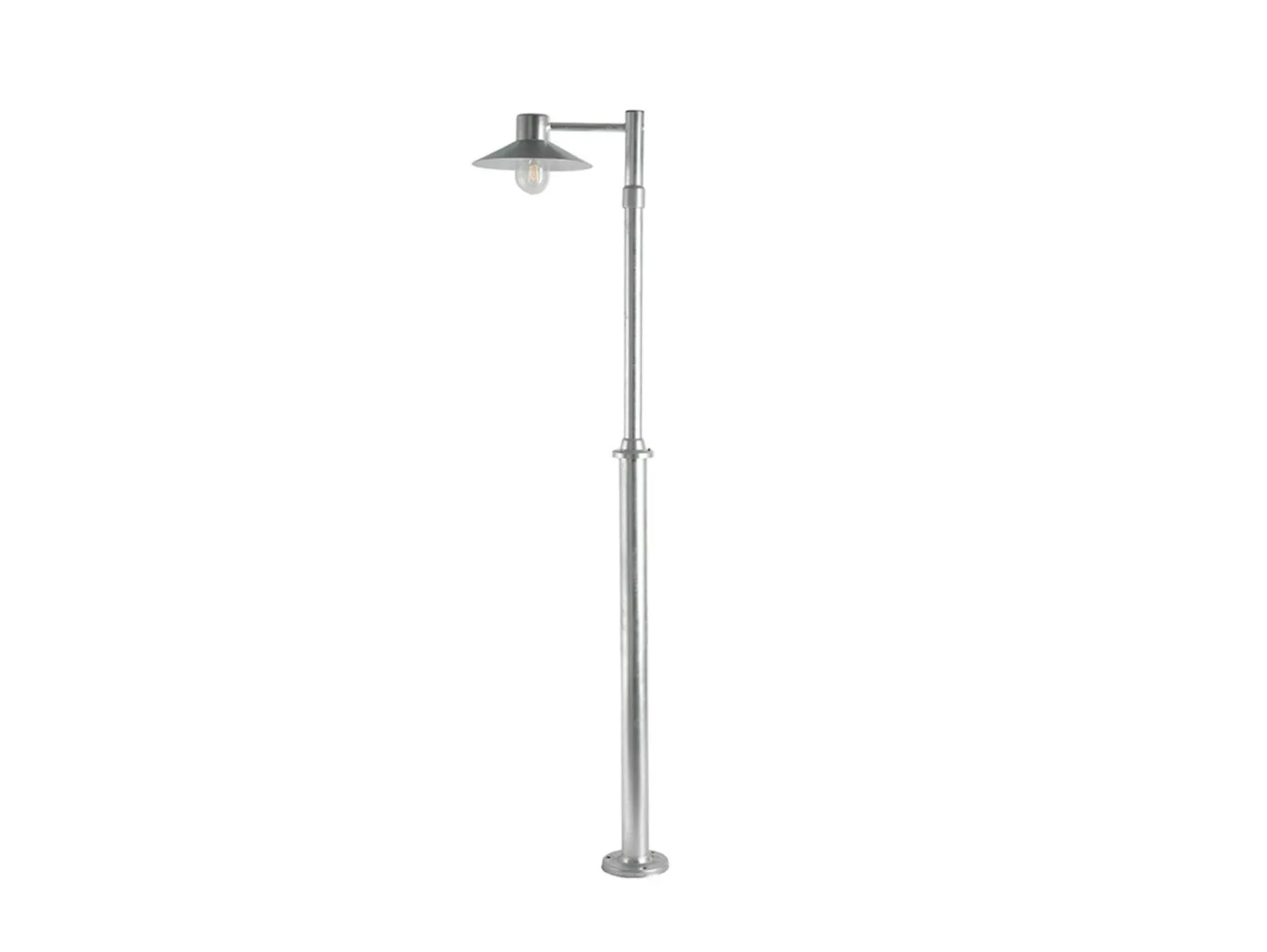 Lund 1 Außen Parkleuchte m/Erdanker Galvanisiert - Norlys - Terrasse - Aluminium