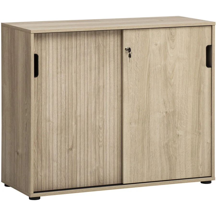 Aktenschrank Kontor eiche Holzwerkstoff B 100 cm H 83.6 cm