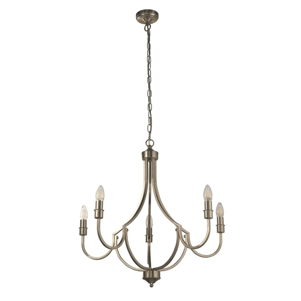 Searchlight - Lodge Ø65 - Taklampa - Silver