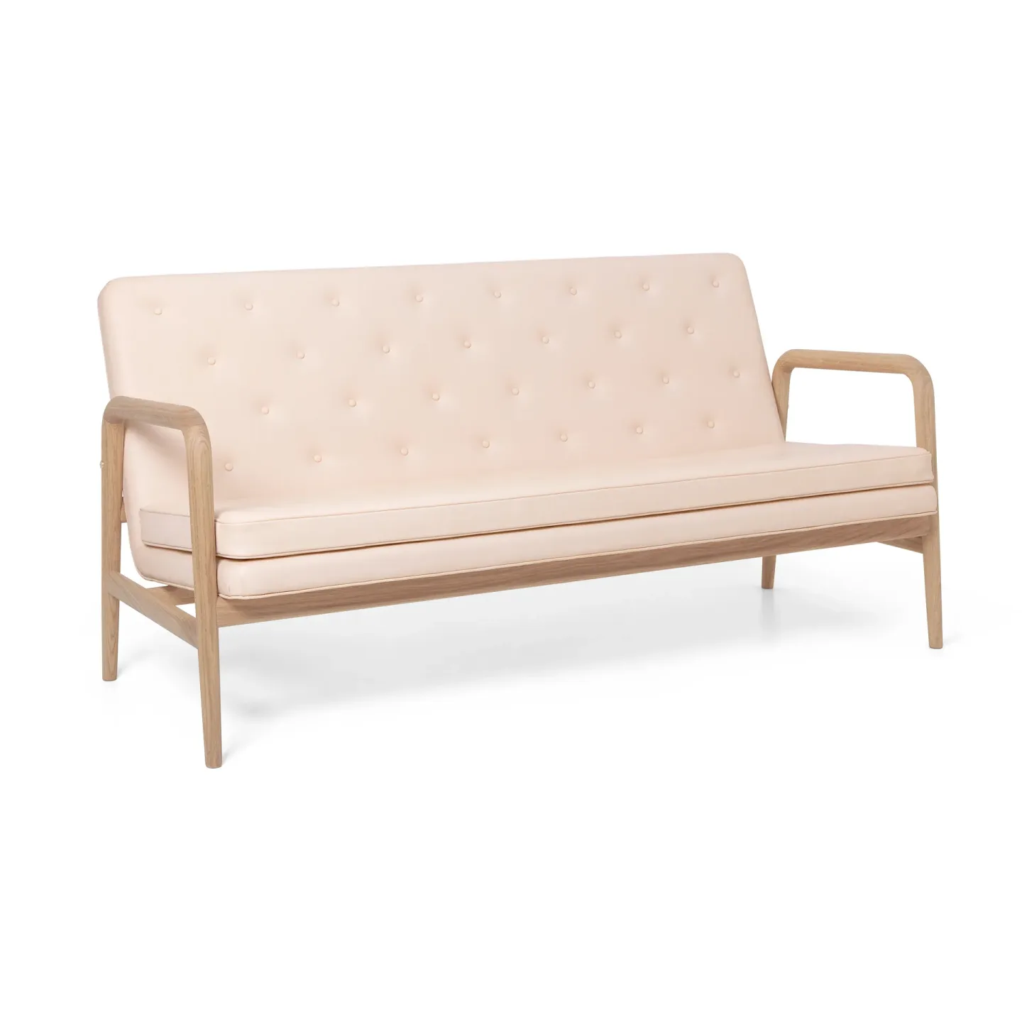 Carl Hansen & Søn VLA77 Foyer soffa Oljad ek-sif 90 läder