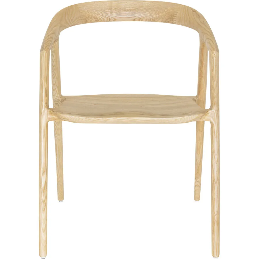 Armlehnstuhl Capris natur Esche Massivholz