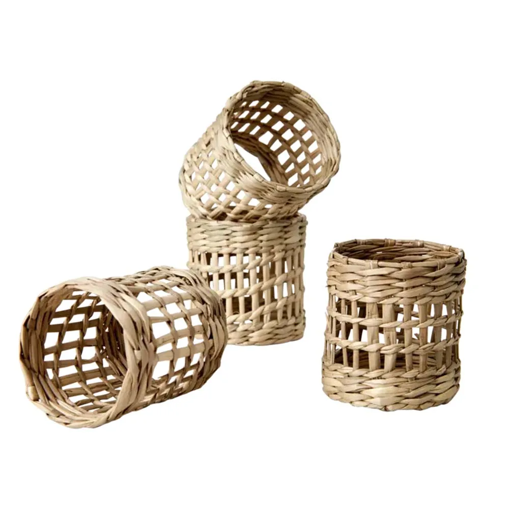 Servettringar Sunny i sjögräs 4 pack