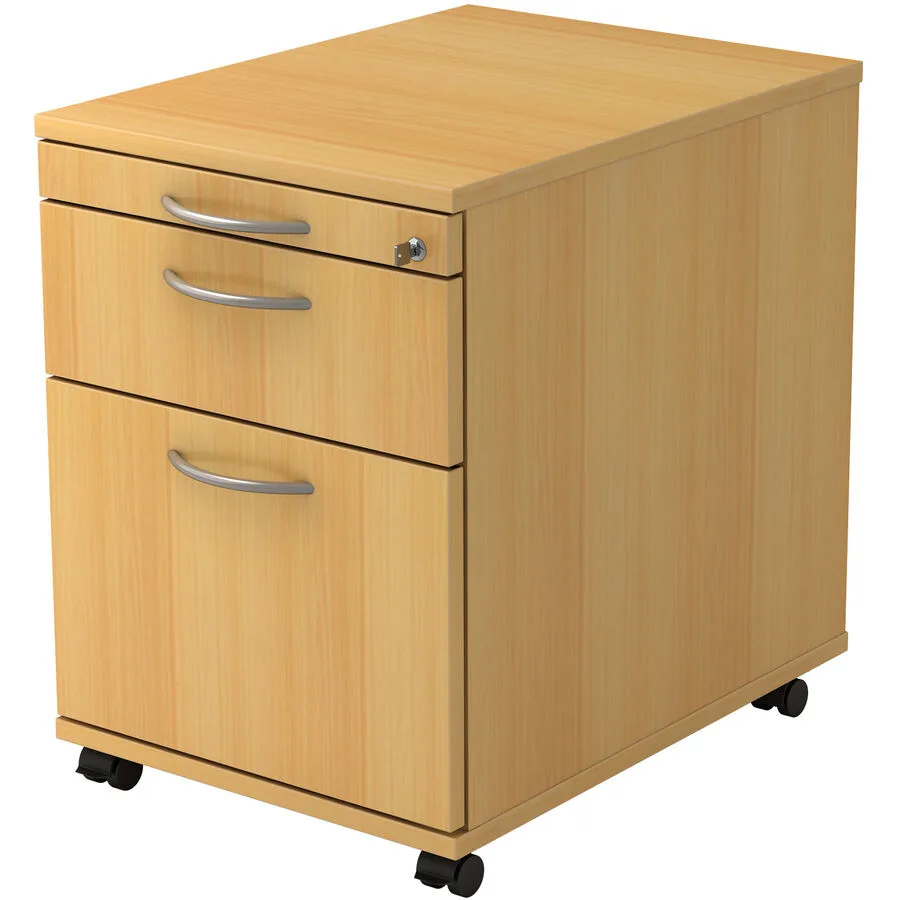 Rollcontainer Office buche Holzwerkstoff B 42.8 H 59 cm