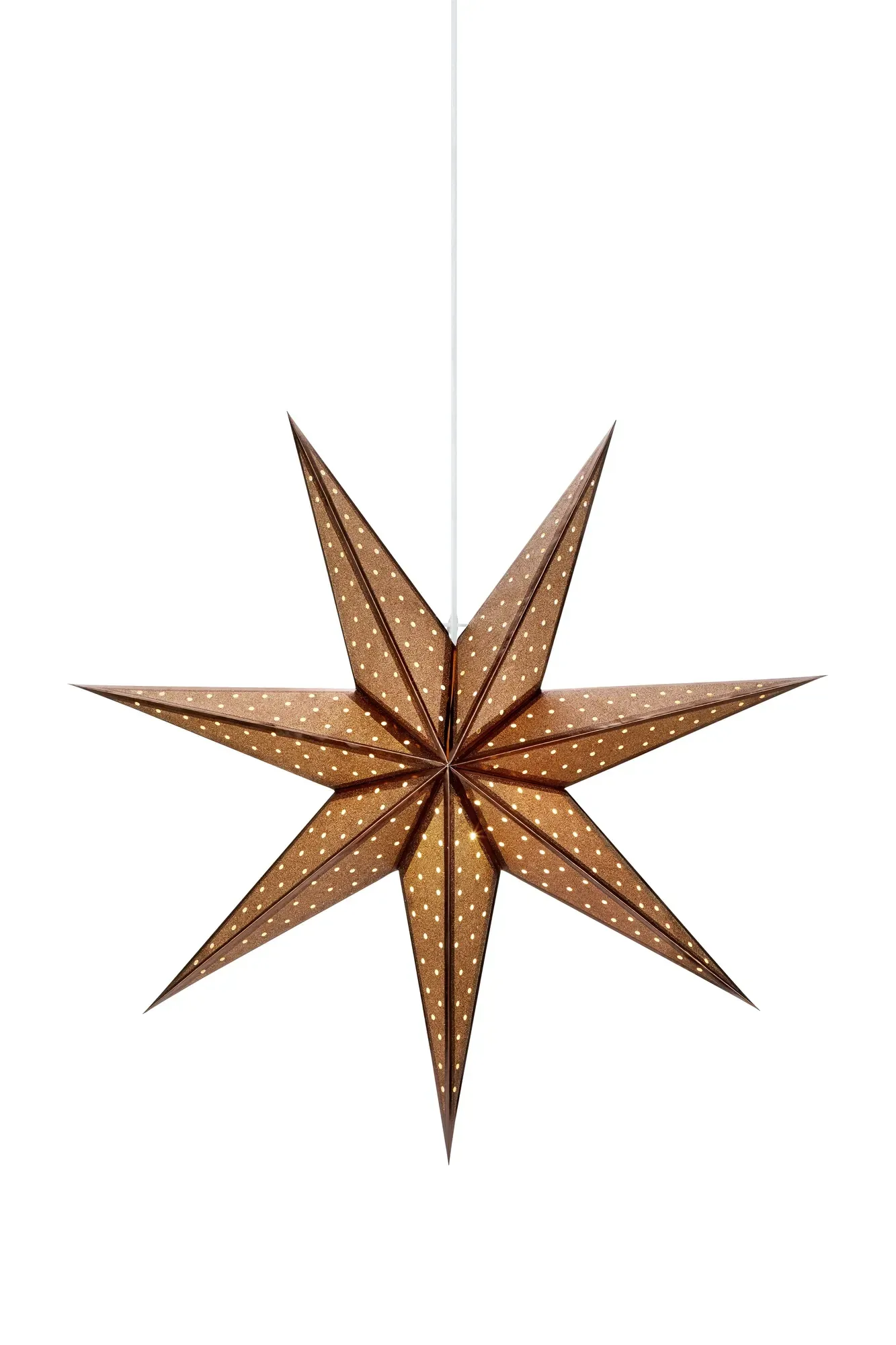Glitter Stern Bronze 75 cm