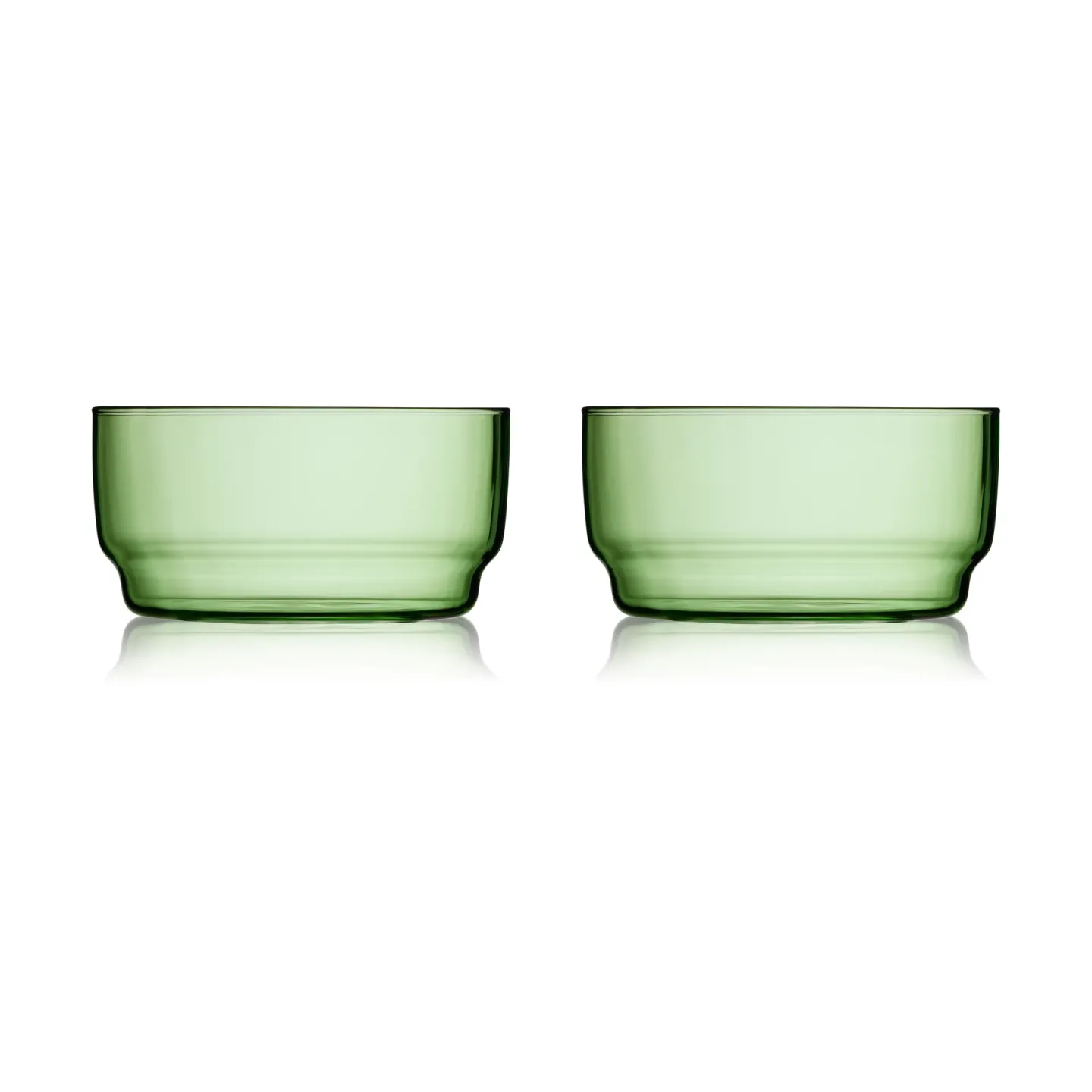 Lyngby Glas Torino Schale 50 cl 2er-Pack Grün