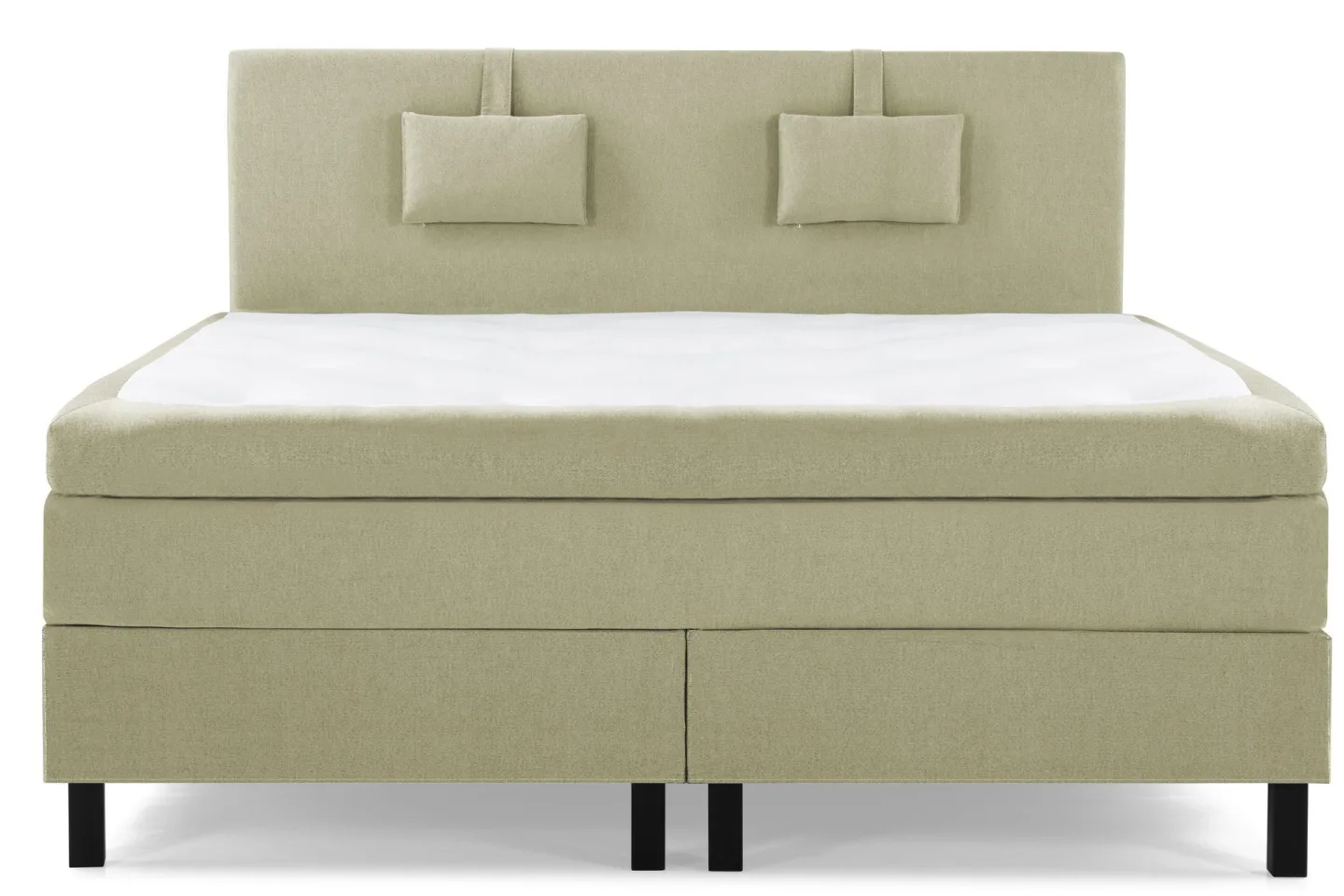 Lucky Komplett Sängpaket 180x200 Polyeter Slät Sänggavel - Nackkudde Liten Grön