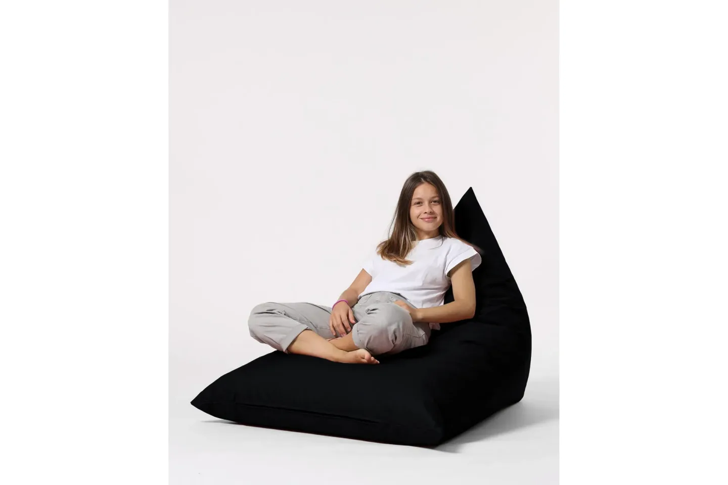 Sittsäck Utomhus Toya 90 cm - Svart
