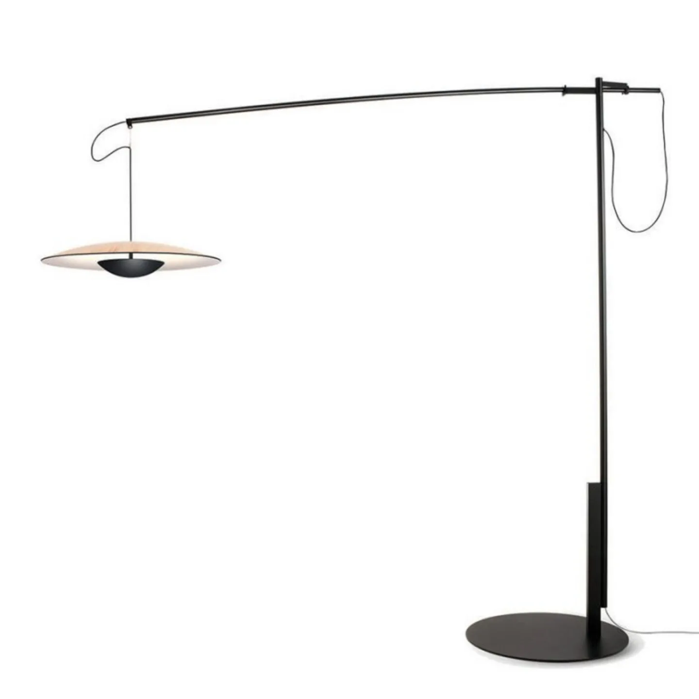 Ginger XXL 60 Stehleuchte Oak - Marset - Wohnzimmer - Aluminium