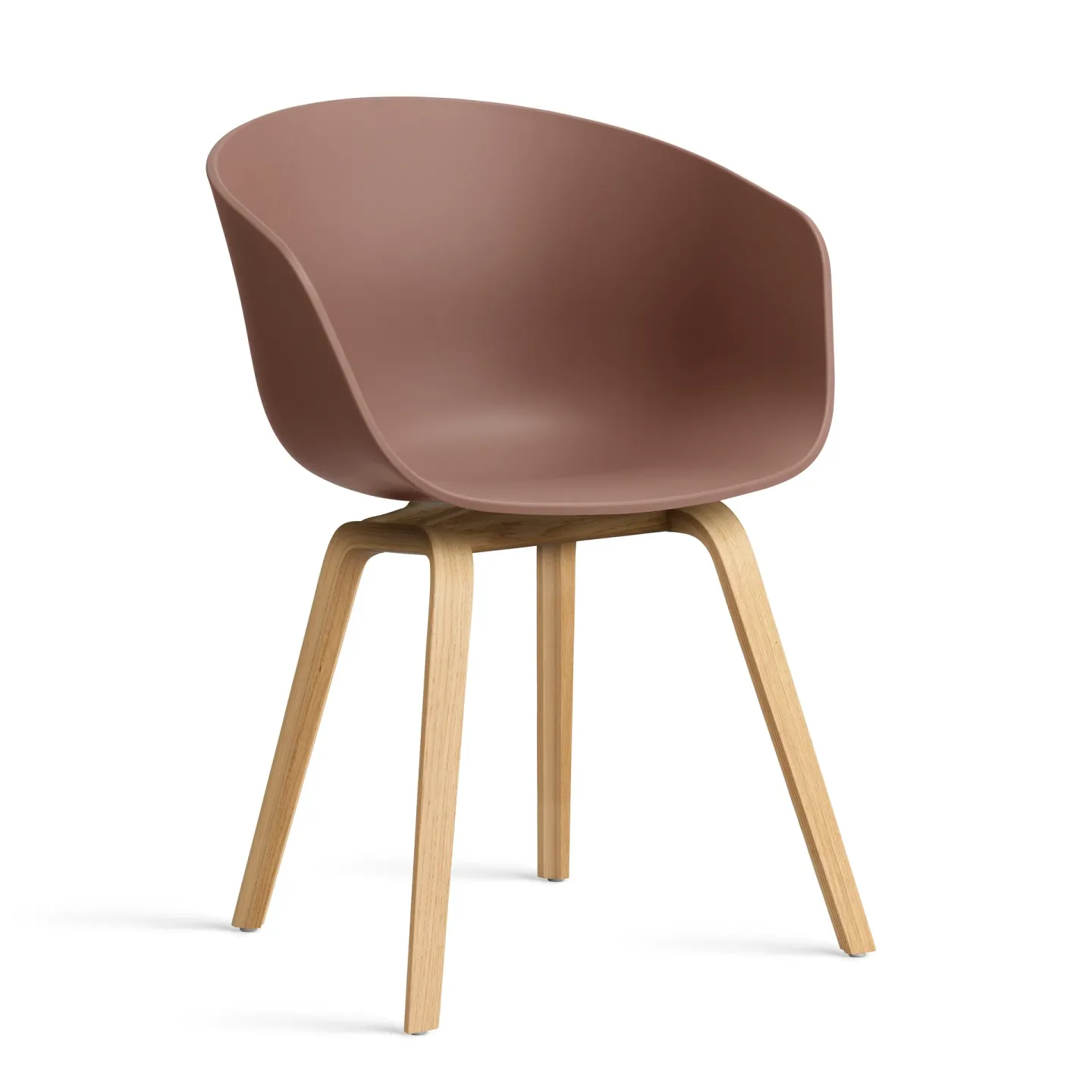 HAY About a Chair 22 2.0 stol Soft brick-lackerat ekstativ