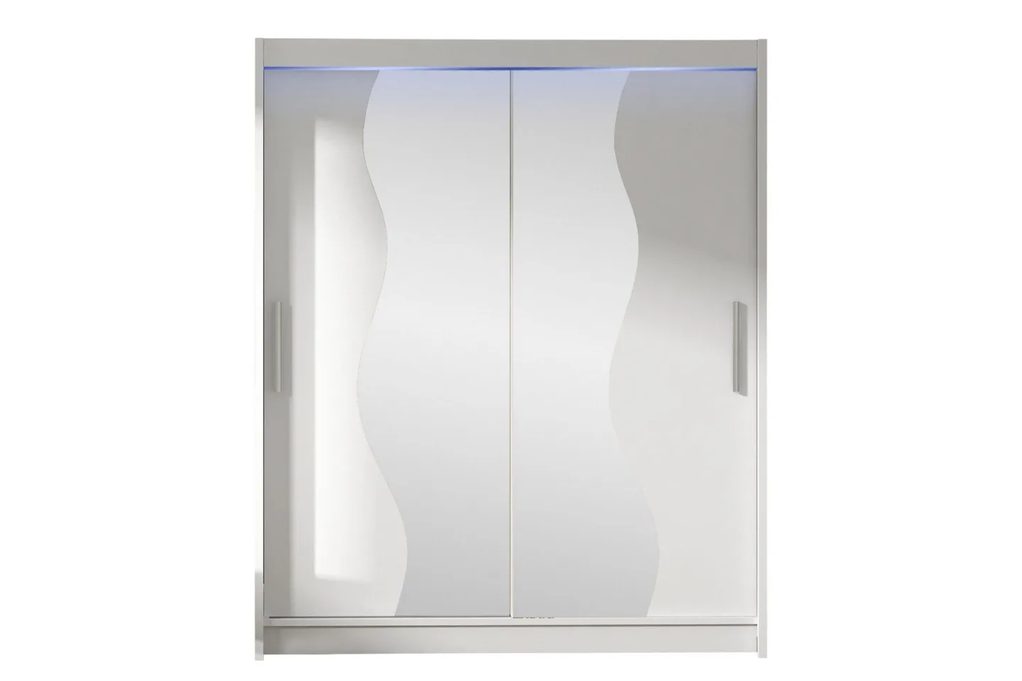 Bay Garderob m. Spegel 150x200 cm - Vit