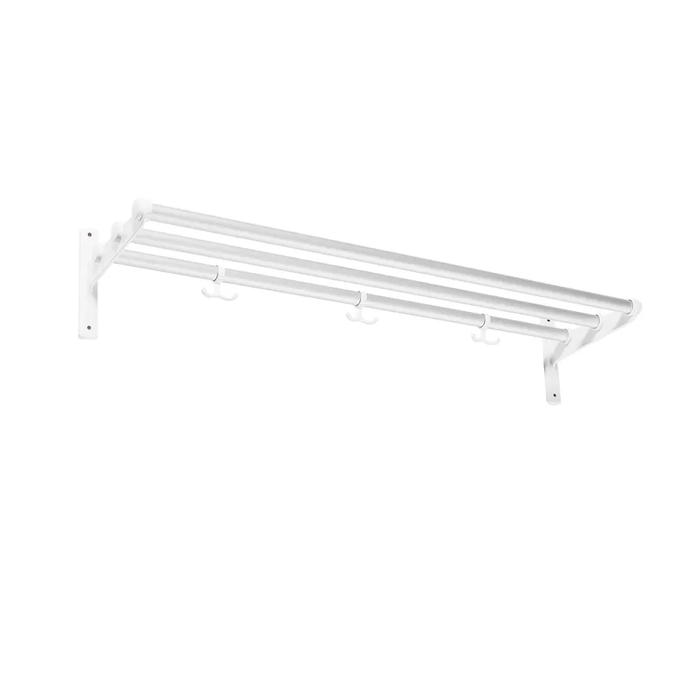 Essem Design Nostalgi Sko- eller Hutregal Aluminium, Gestell weiß