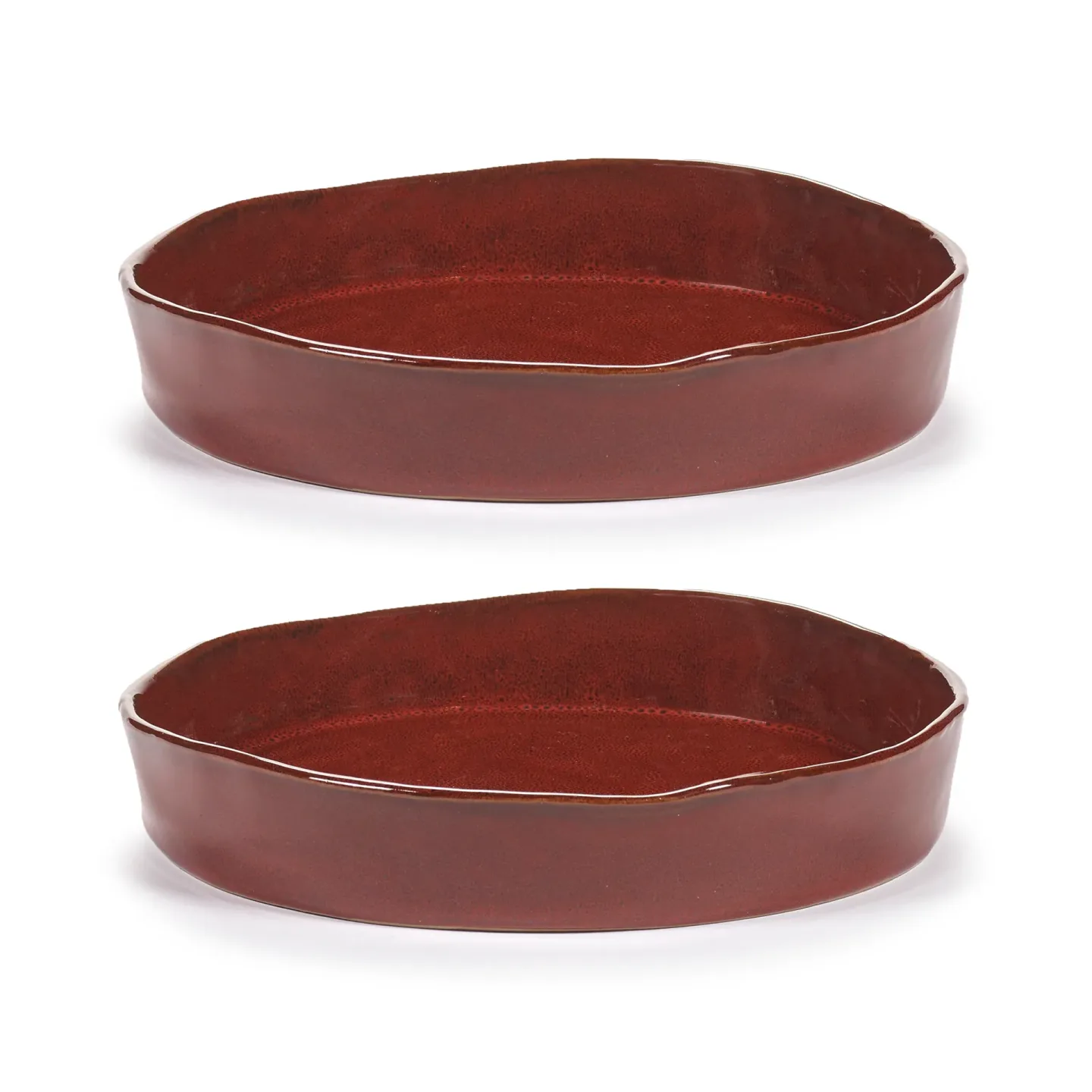 Serax La Mère tiefer Teller M Ø23 cm 2er-Pack Venetian red