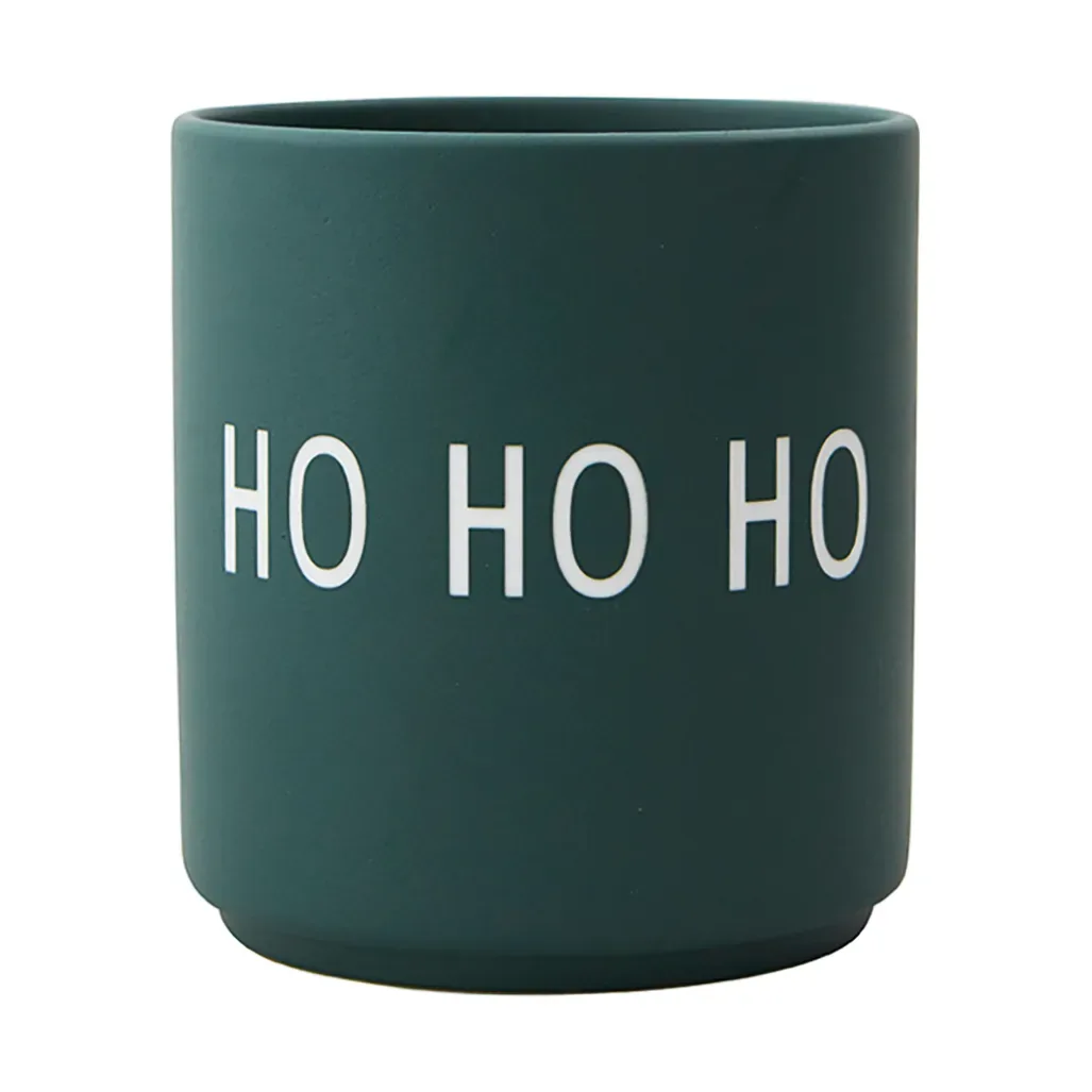 Design Letters Design Letters favoritkopp 25 cl Ho ho ho-dark green