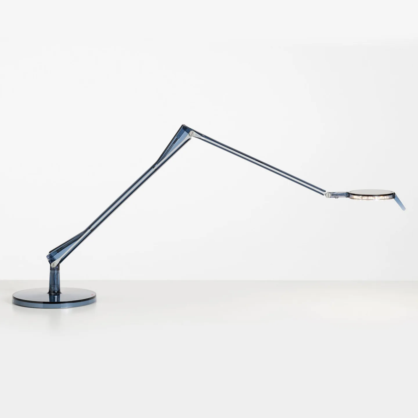 Aledin Tec Tischleuchte Blau - Kartell - Wohnzimmer - Modern - Kunststoff - Einflammig