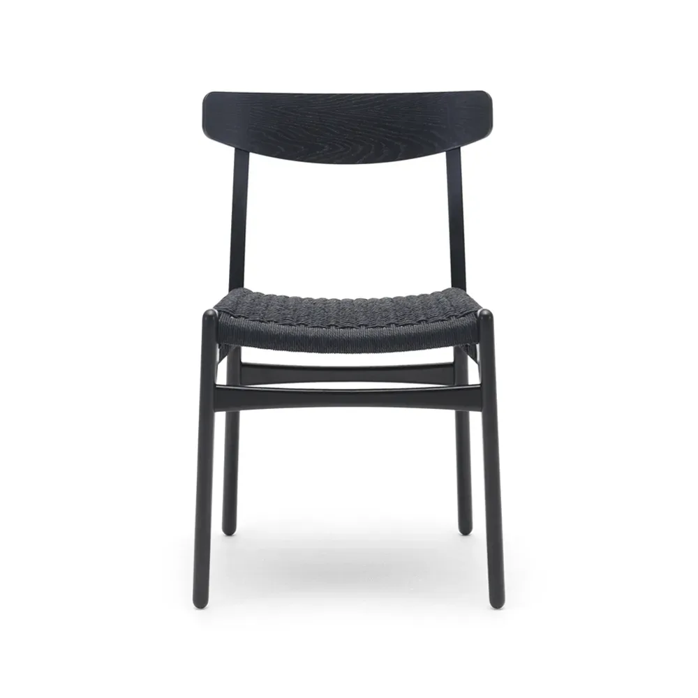 Carl Hansen & Søn CH23 stol Svartlackad ek-svart