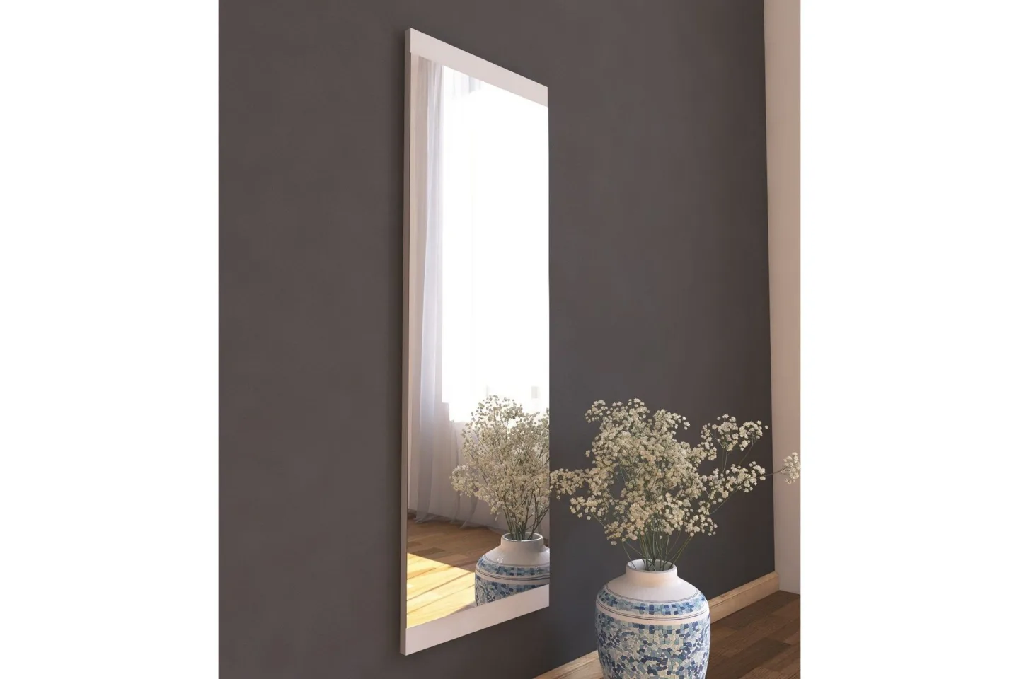 Neom Spegel 40 cm Rektangulär - Vit
