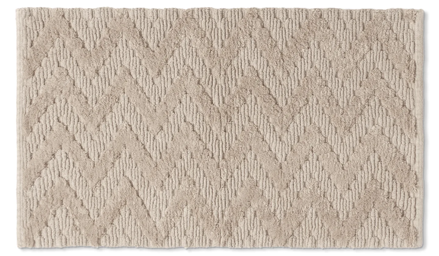 Baderomsmatte - Bellona (beige) (Størrelse: 70 x 120 cm)