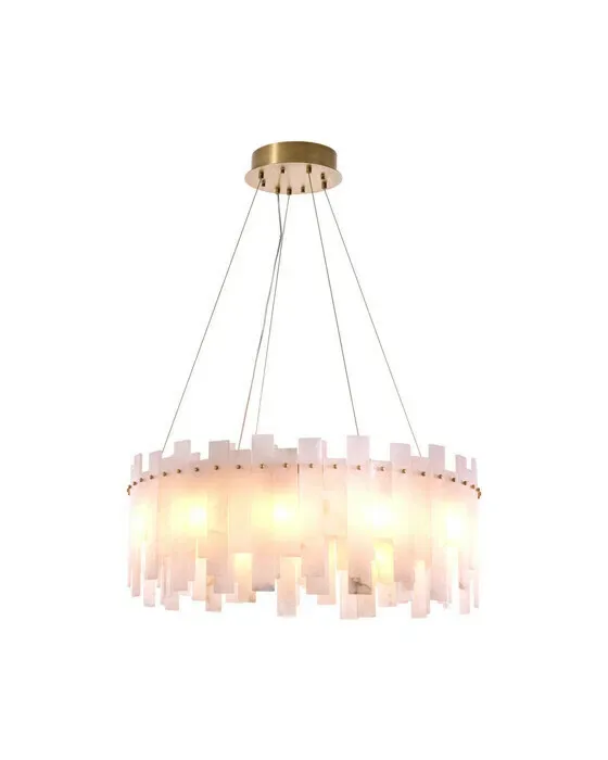 Pizzorni Chandelier Antique Brass