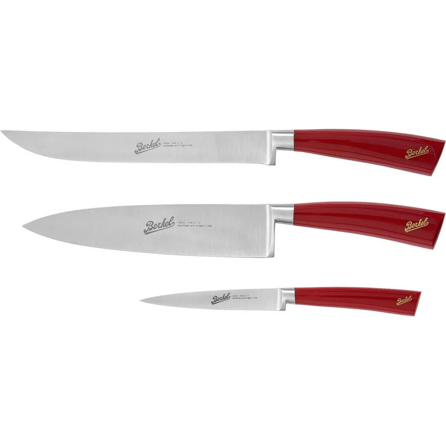 Berkel Messer-Set Elegance Rot Stahl