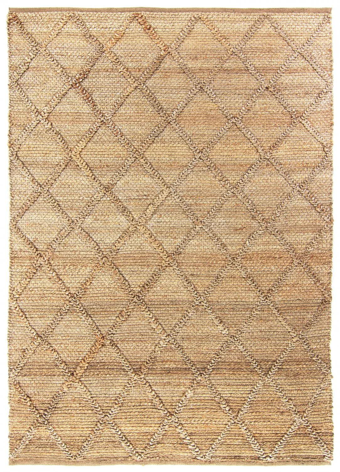 Juteteppe - Okara (jute) (Størrelse: 140 x 200 cm)
