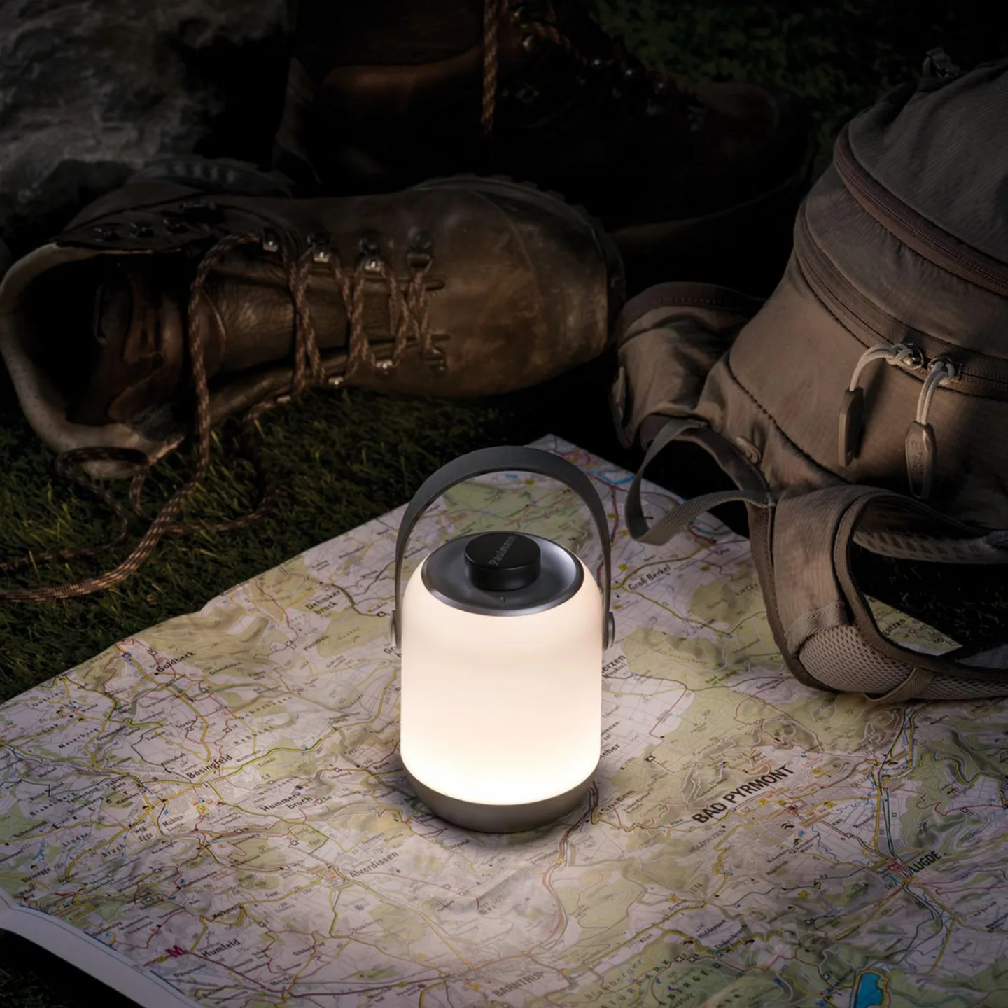 Clutch Portable Bordlampe IP44 Grå - Paulmann - Moderne - Plastik - Med én lyskilde
