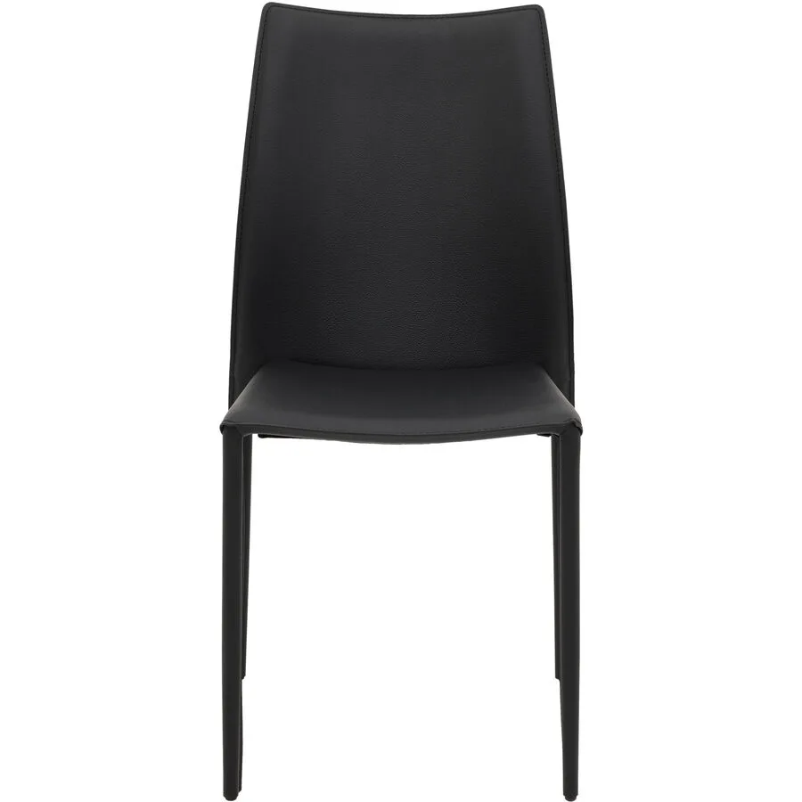Stuhl Lani schwarz Leder