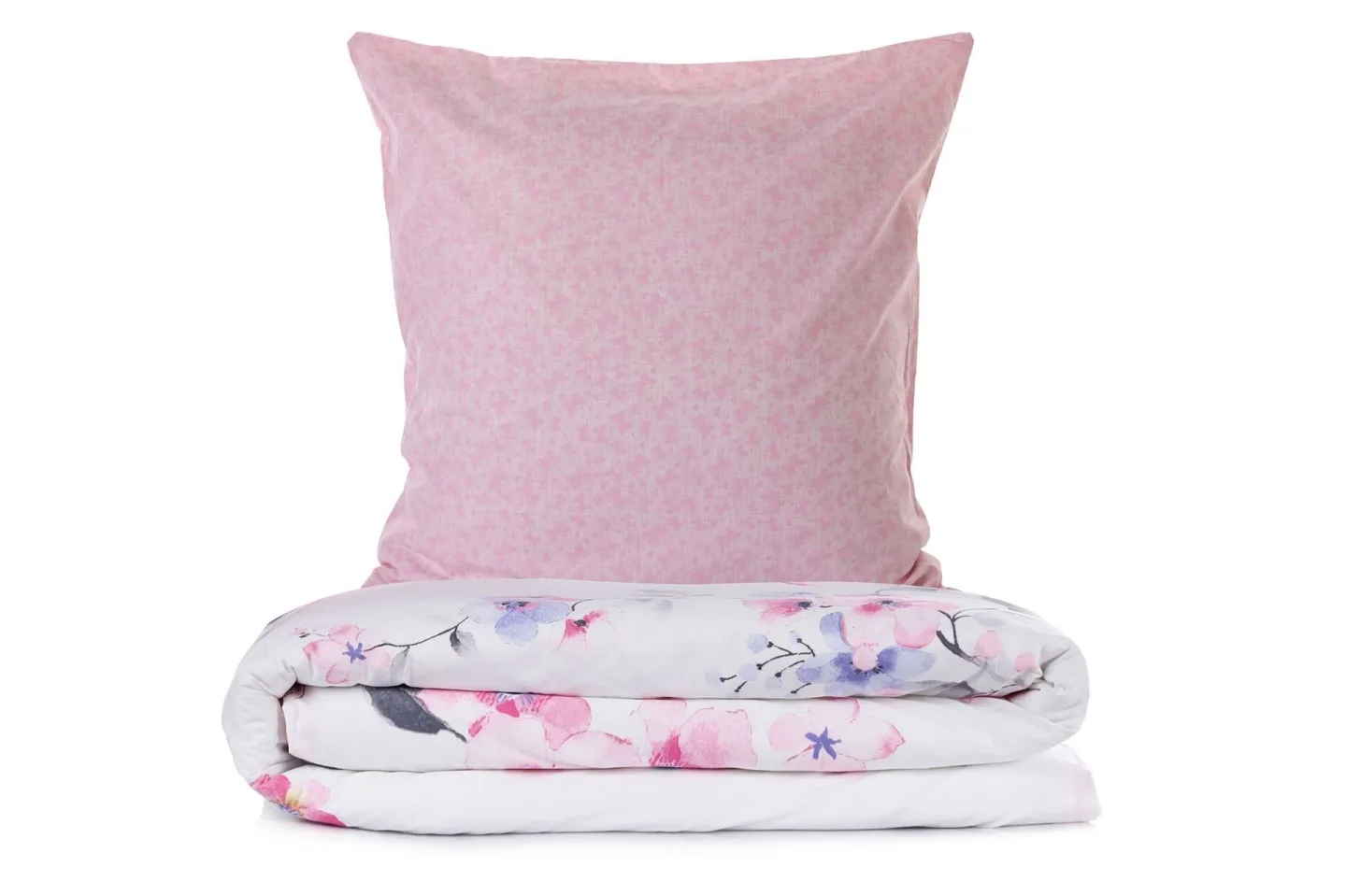 Suehiro Bäddset 240x220 cm - Rosa Vit Lila