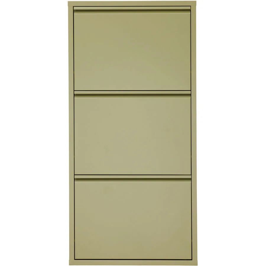 Schuhschrank Vinci Grün Metall 51 cm 103 cm
