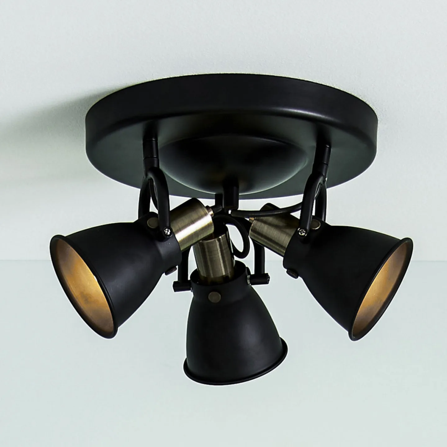 Alton 3 Taklampe Black - Markslöjd - Stue - Metall - Rund