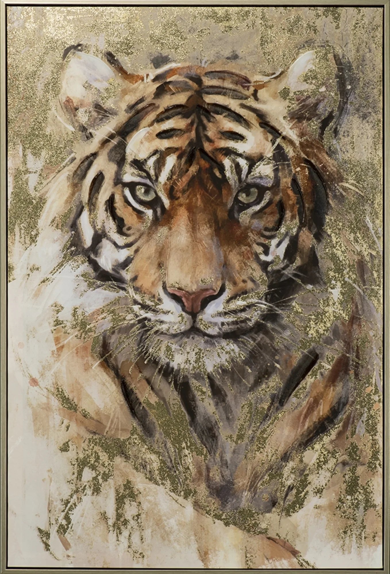 image LAND Bild mit Rahmen Young Tiger | Schubiger Möbel