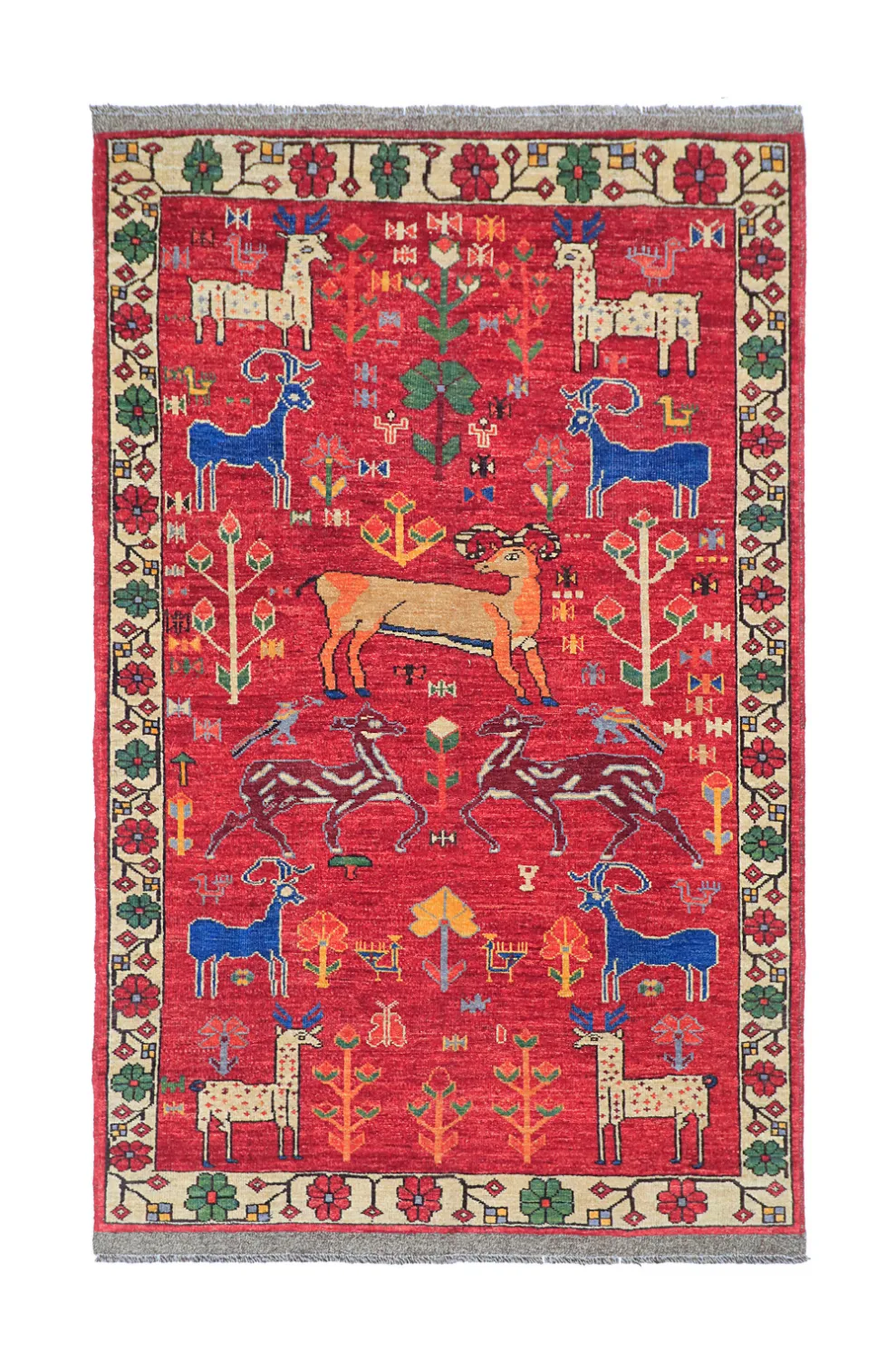 Orientalsk Teppe - Tribal Hand Knotted - 158 x 239 cm (Størrelse: 158 x 239 cm)