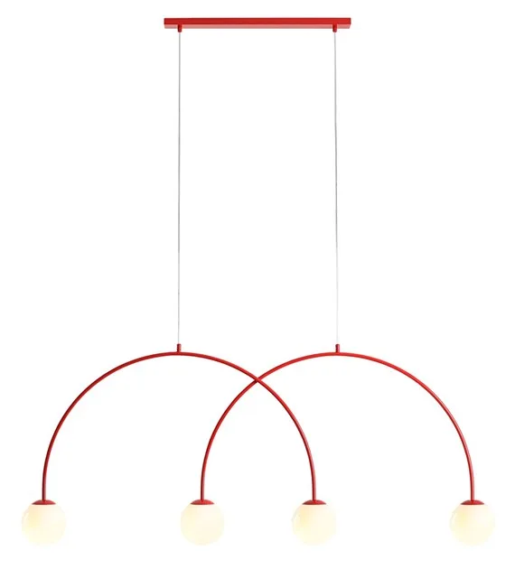 Artera - Una 150cm - Taklampa - Röd