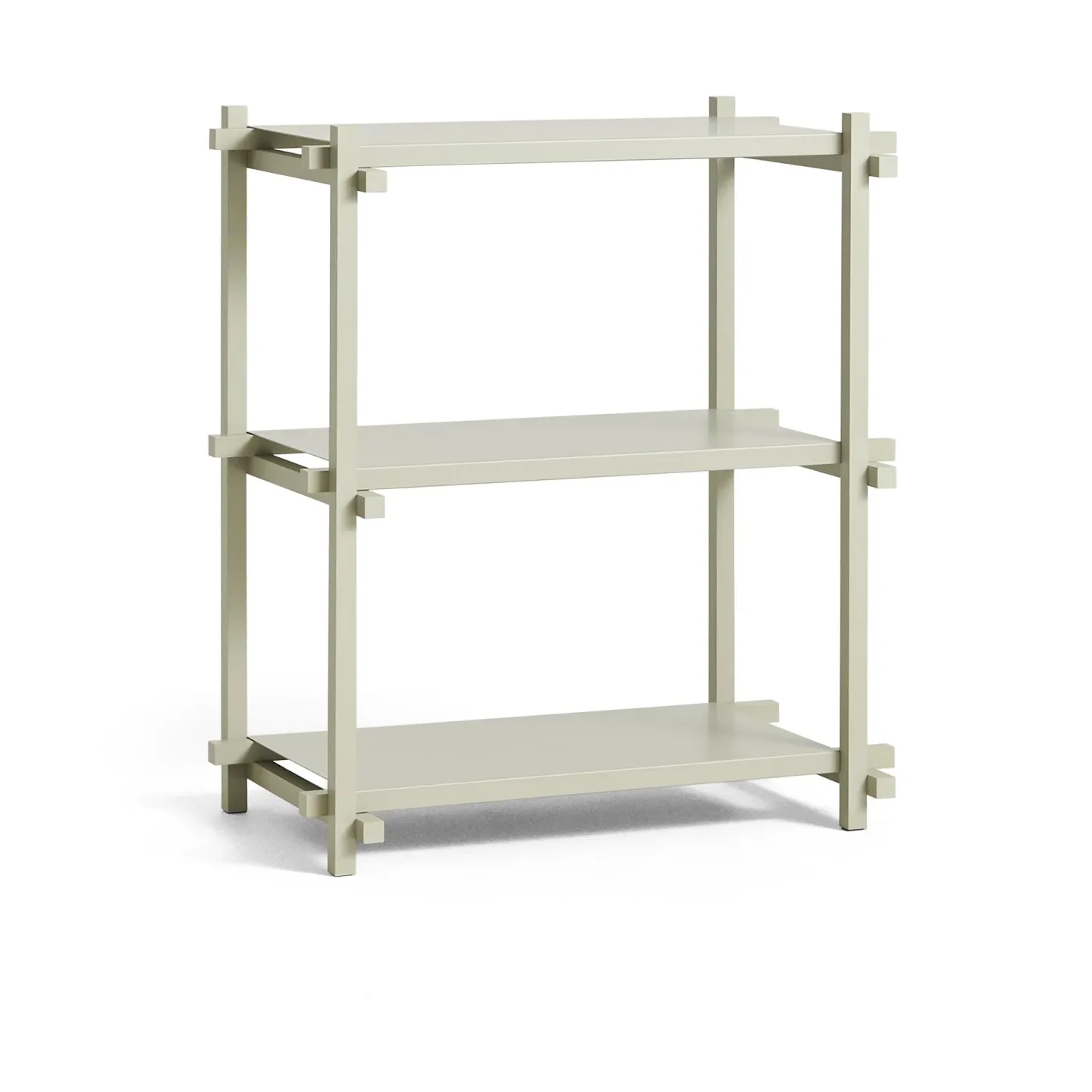 HAY Woody Column Wandregal Beech-smokey grey, low