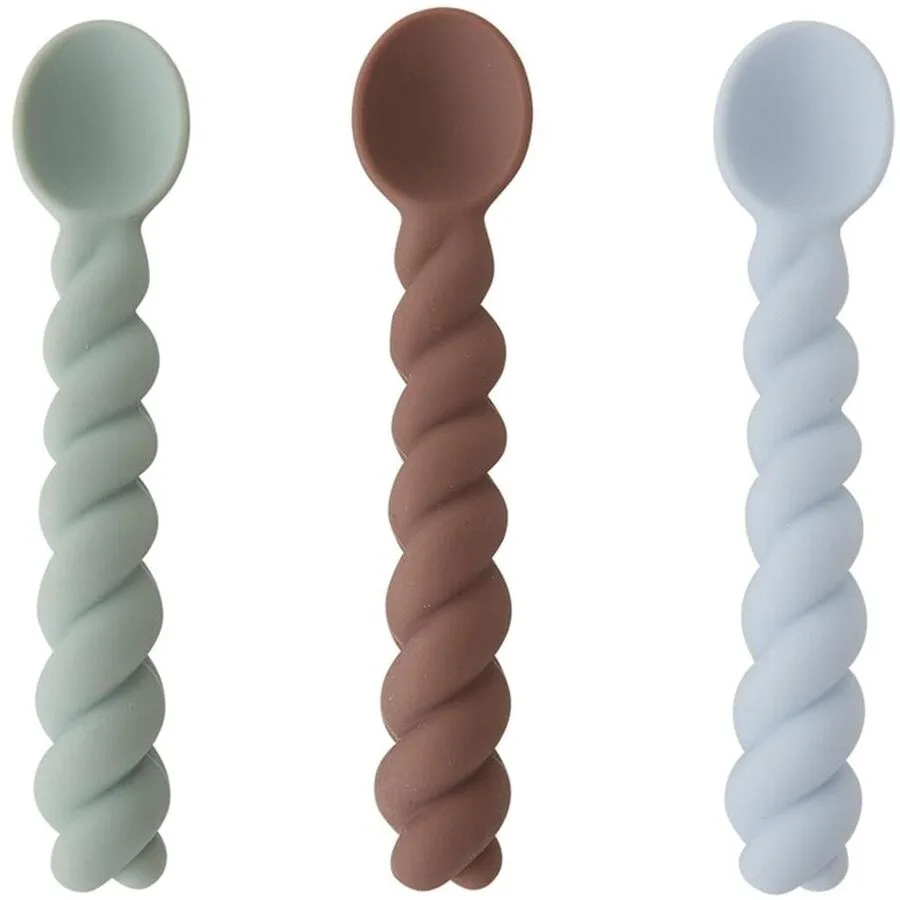 Kinderbesteck OYOY Mint Silikon/Kunststoff T 12.7 cm
