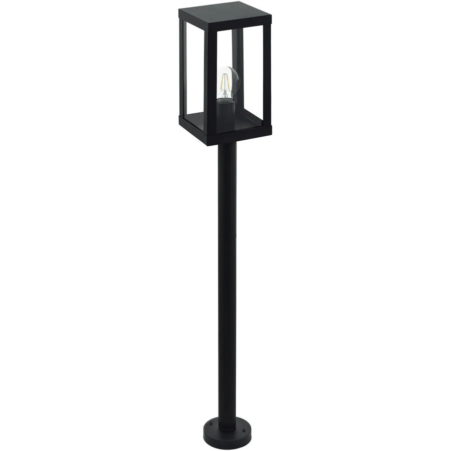 Eglo Stehlampe aussen Alamonte 1 Schwarz Stahl 15 cm 101.5 cm