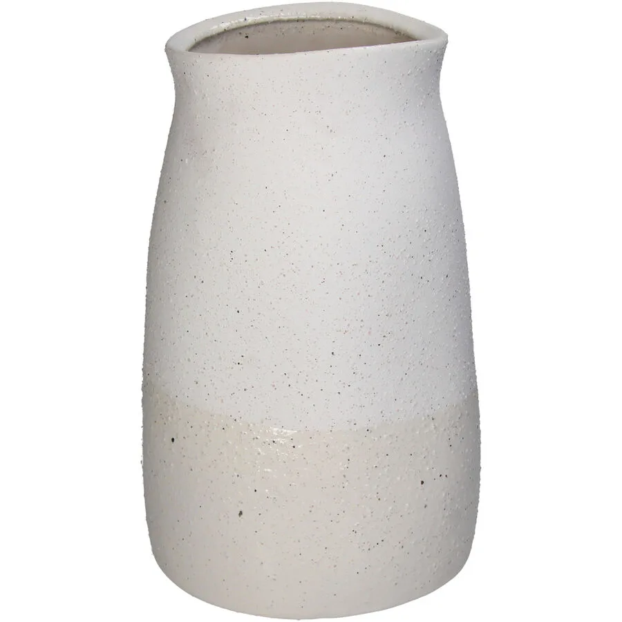 Blumentopf Bloem Weiss Steingut 21 cm 32 cm