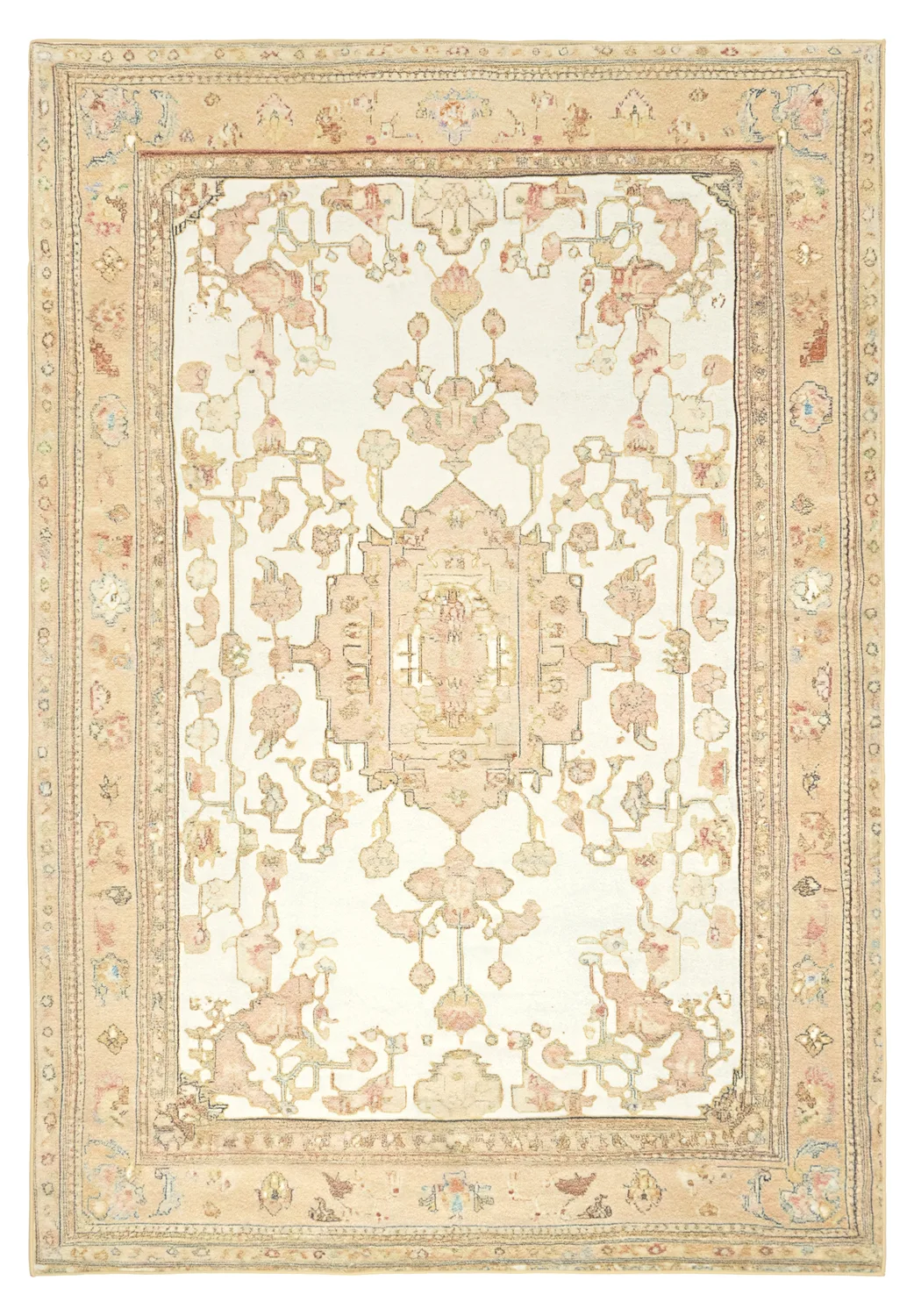 Wilton-teppe - Siwa (aprikos) (Størrelse: 200 x 280 cm)
