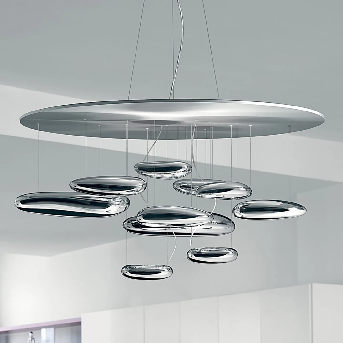Artemide Mercury pendel Chrome