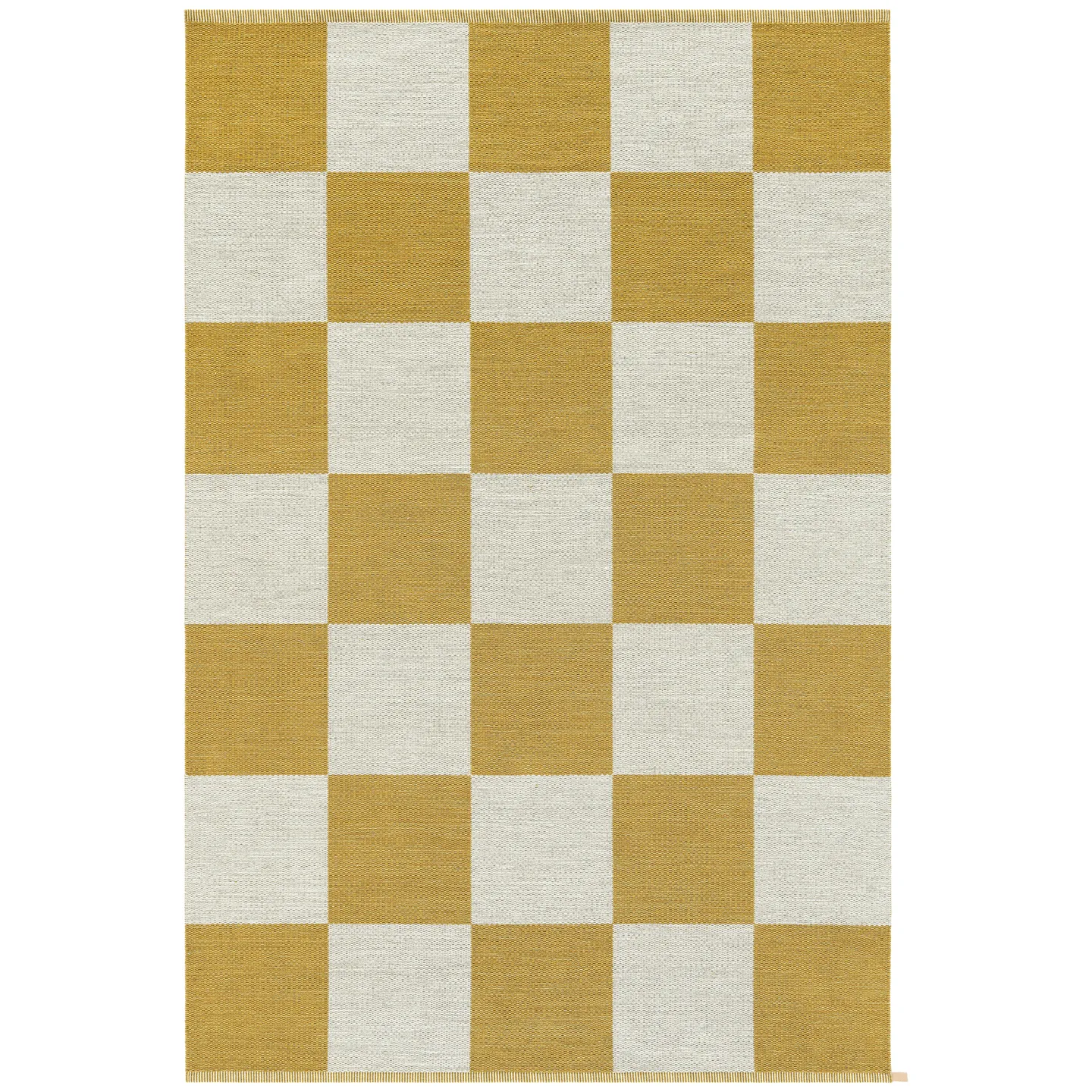 Kasthall - Checkerboard Icon, 280x380cm, Sunny Day 450 - Ullmattor - Gunilla Lagerhem Ullberg - Gul
