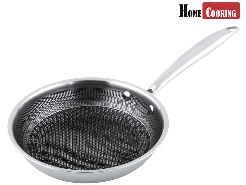 HOME COOKING Bratpfanne BILAL II Ø20cm stahl rostfrei silberfarben