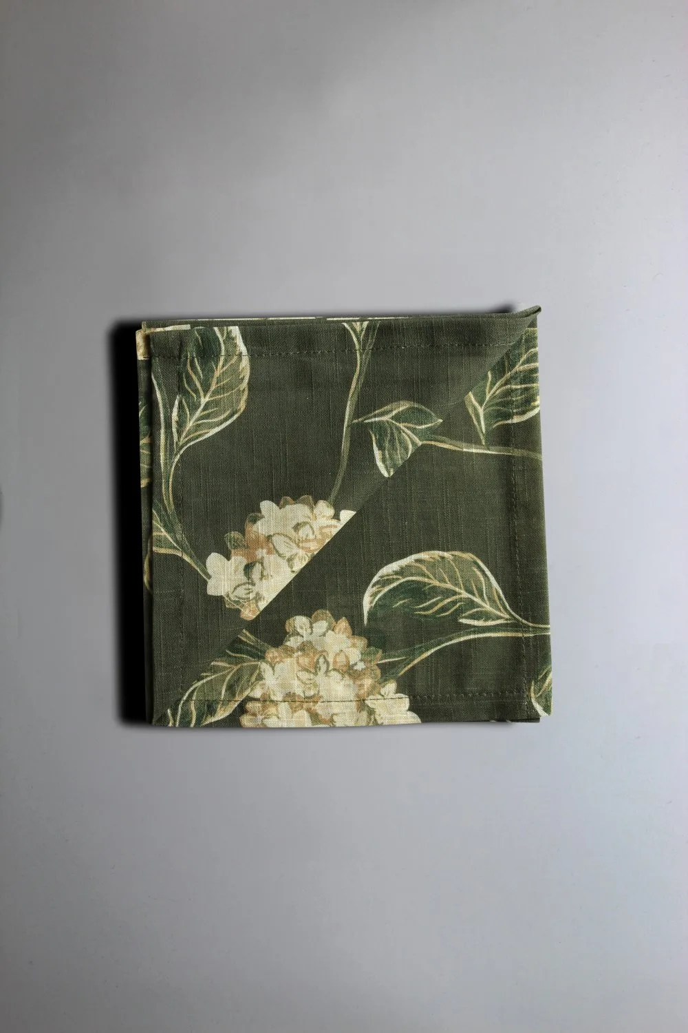 Servietter 4-pakning - Dorthe (grønn) (Størrelse: 40 x 40 cm)