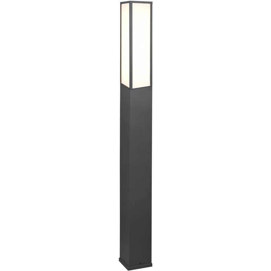 Aussenlampe Fomane Grau 15 cm 155 cm - Farbe: anthrazit - LED - Lichtfarbe: Warmweiss - Material: Aluminium-Druckguss - Aussenlampe- LED