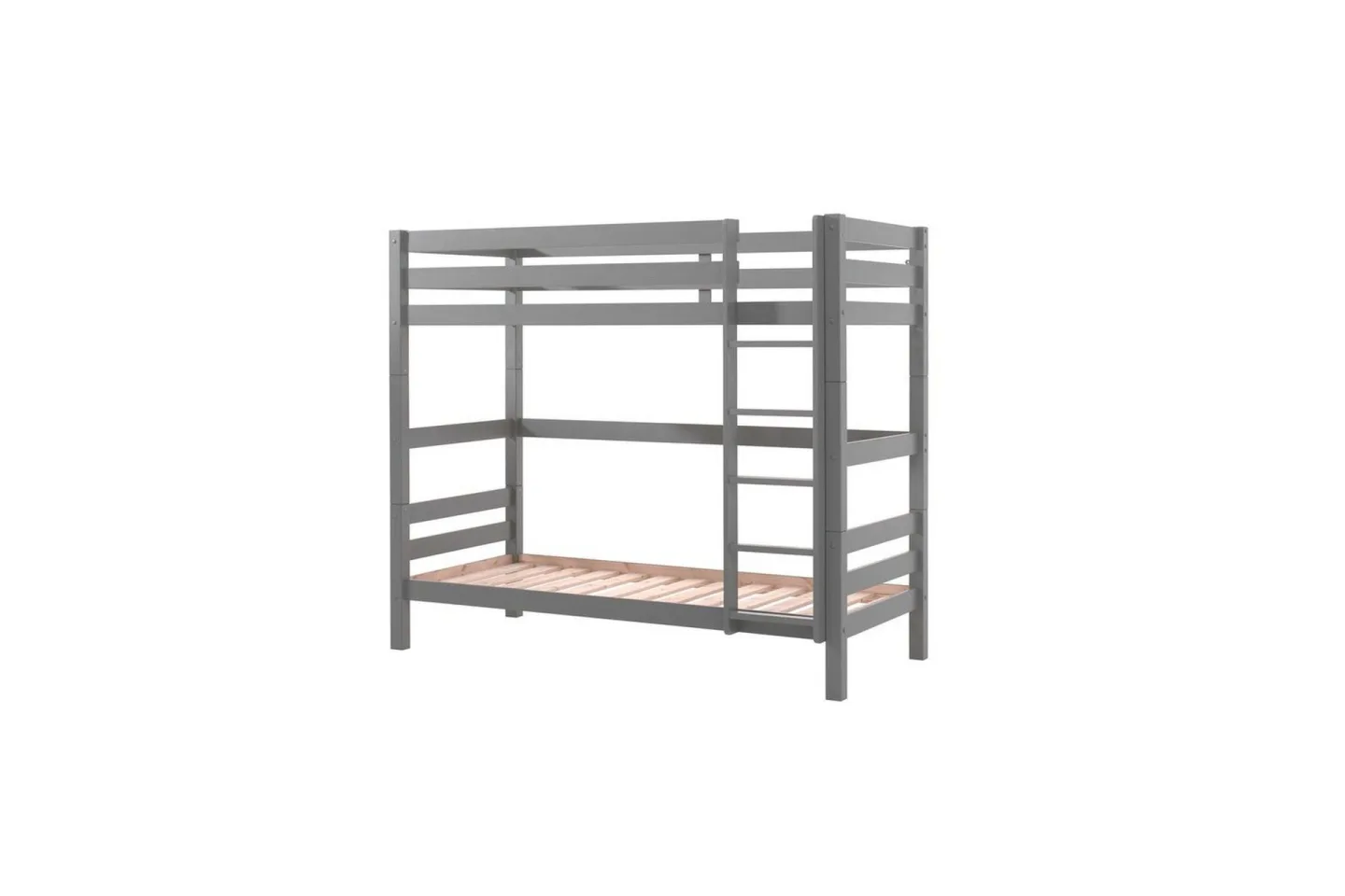 Våningssäng Pino Set med 2 Lådor Grå, 180 cm - Grå, 180 cm