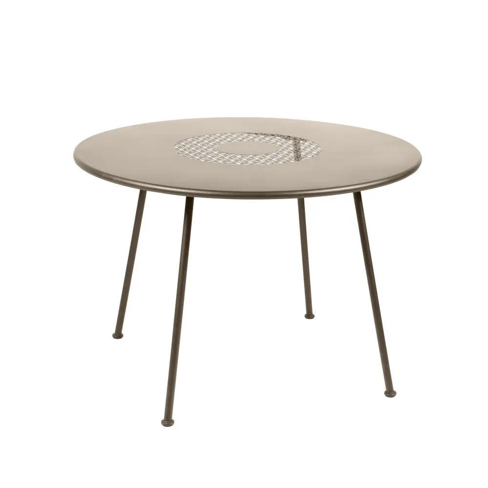 Fermob Lorette bord Nutmeg (beige), ø110 cm